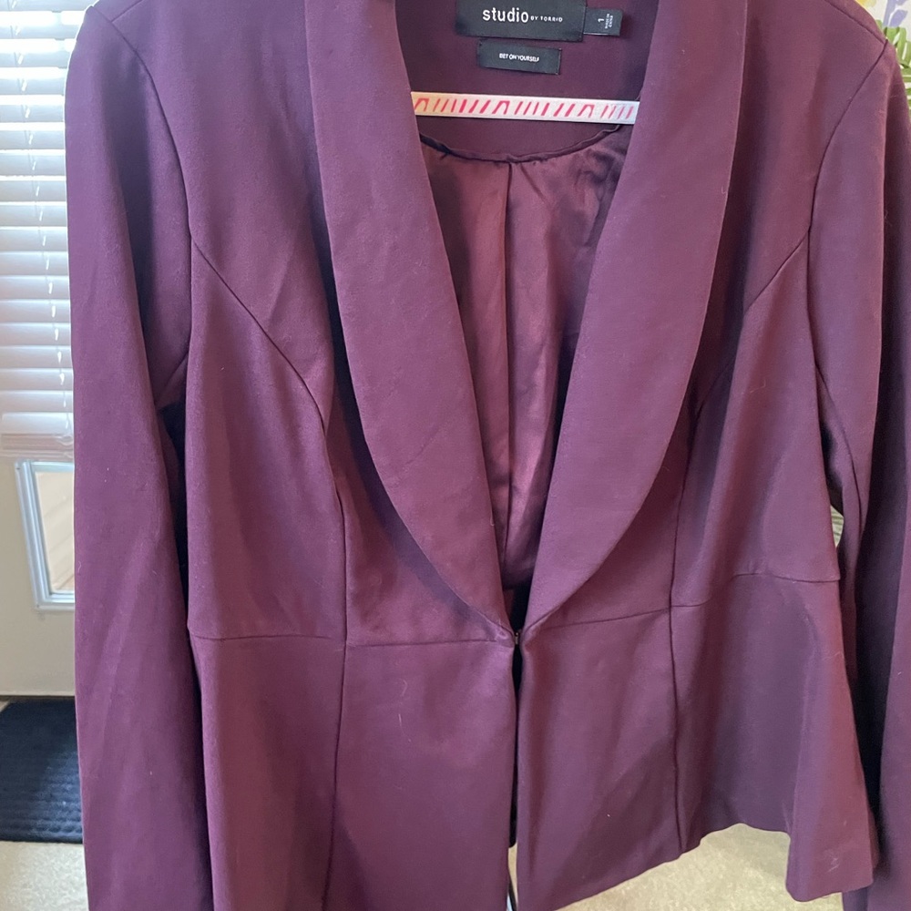 Torrid Studio Women's Purple Blazer